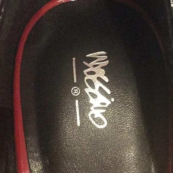 Mossimo Black & Red toe Stiletto High Heels Size 8 - Picture 14 of 14